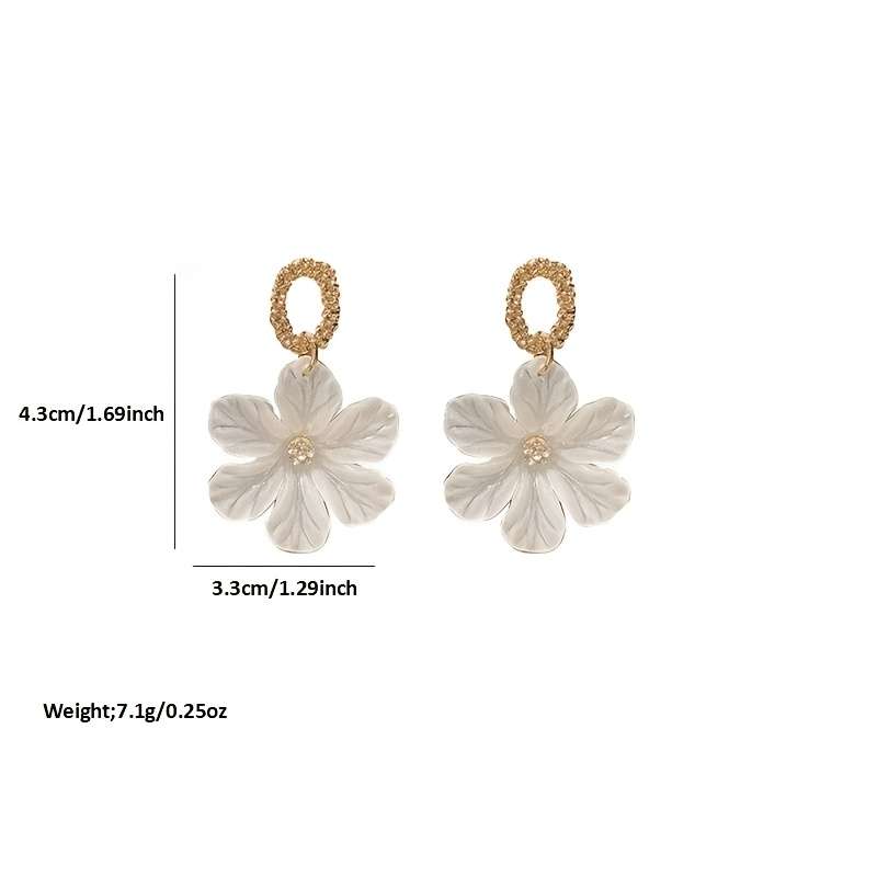 Women S Earrings Style The Flowers