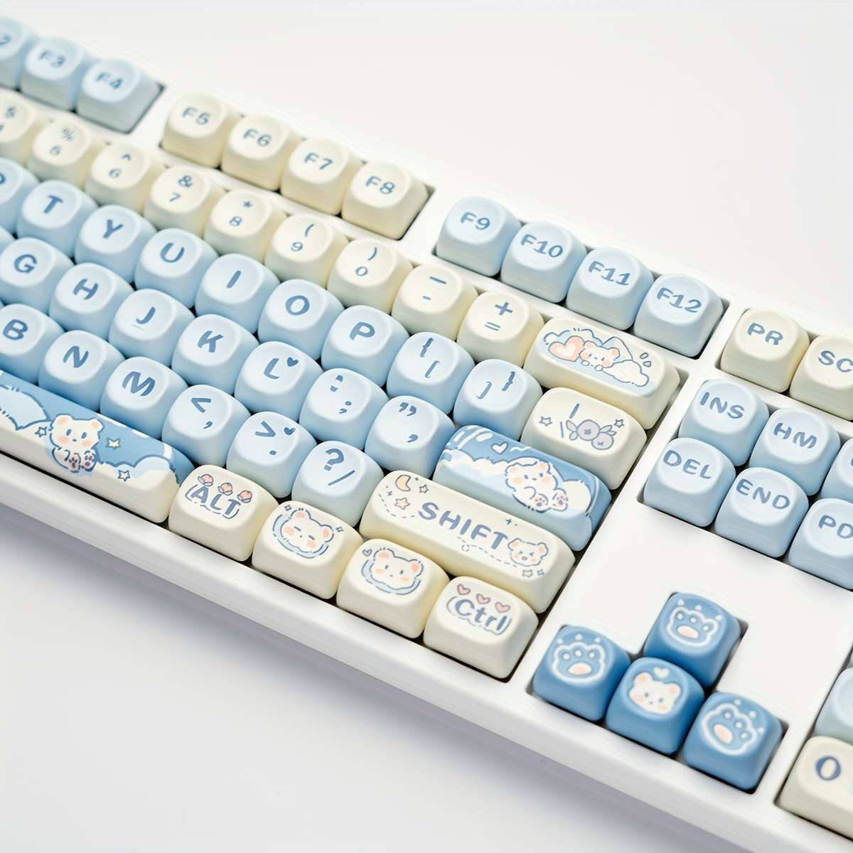 Keyboard Color Ice Cream Bear   Blue Switch