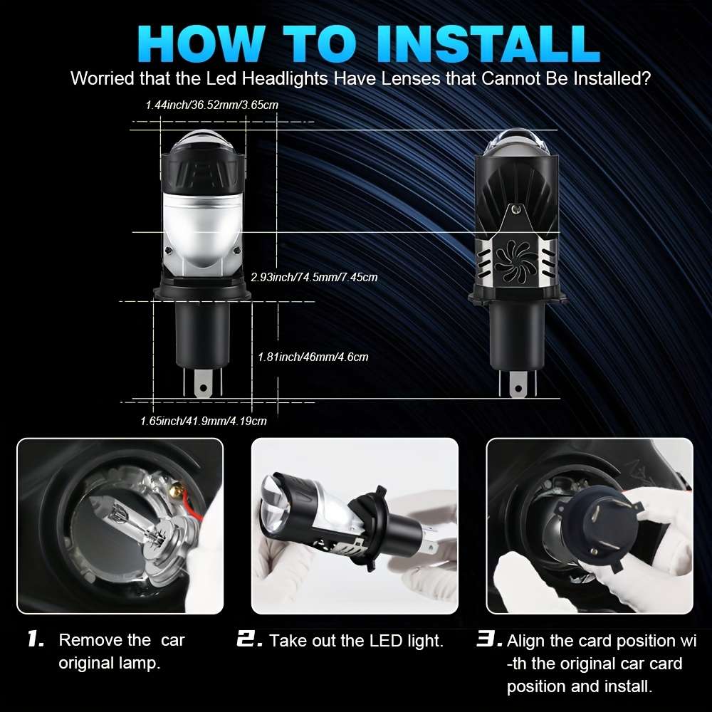 Car Lights Model H4