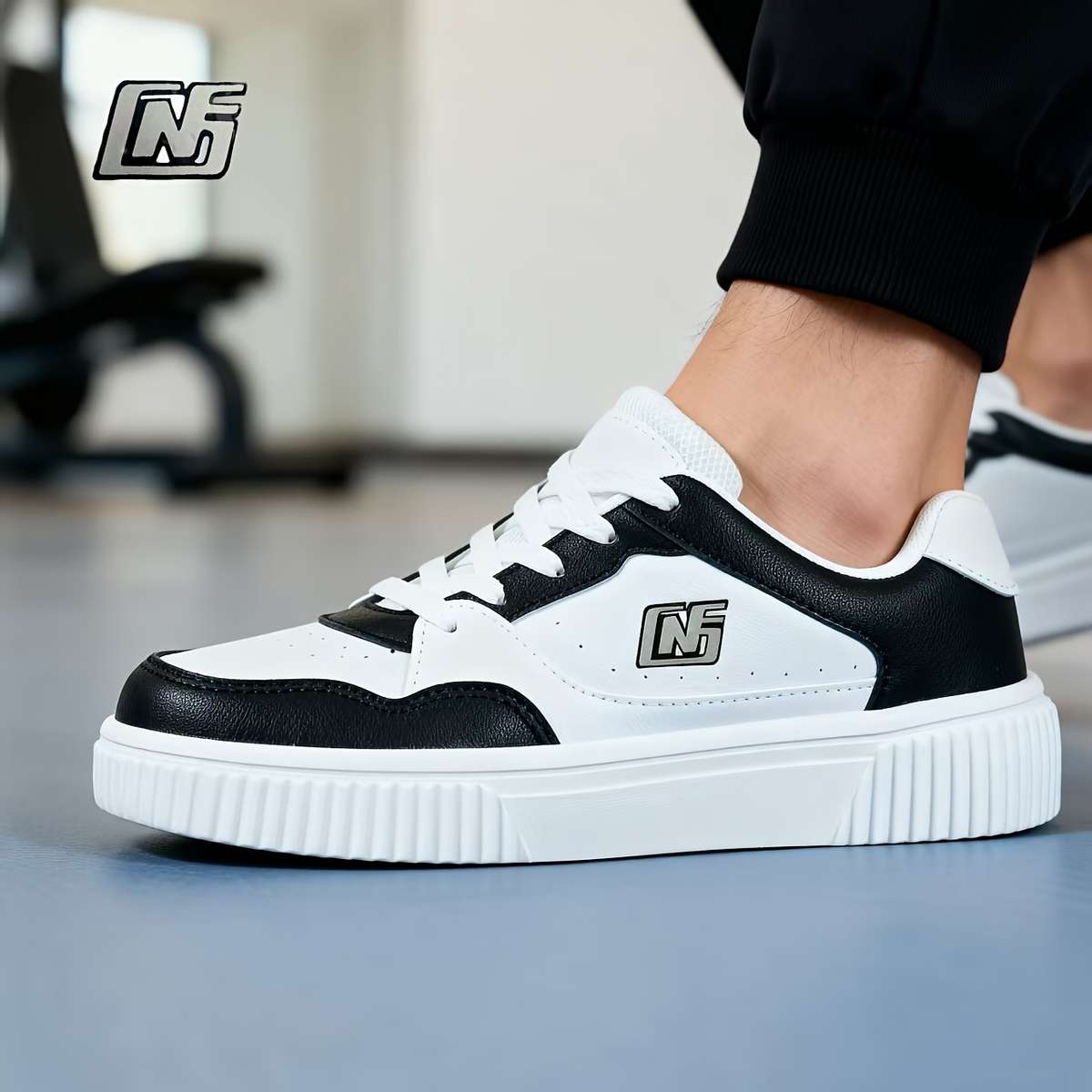 Sneakers Color White And Grey Sizeuk 7.5