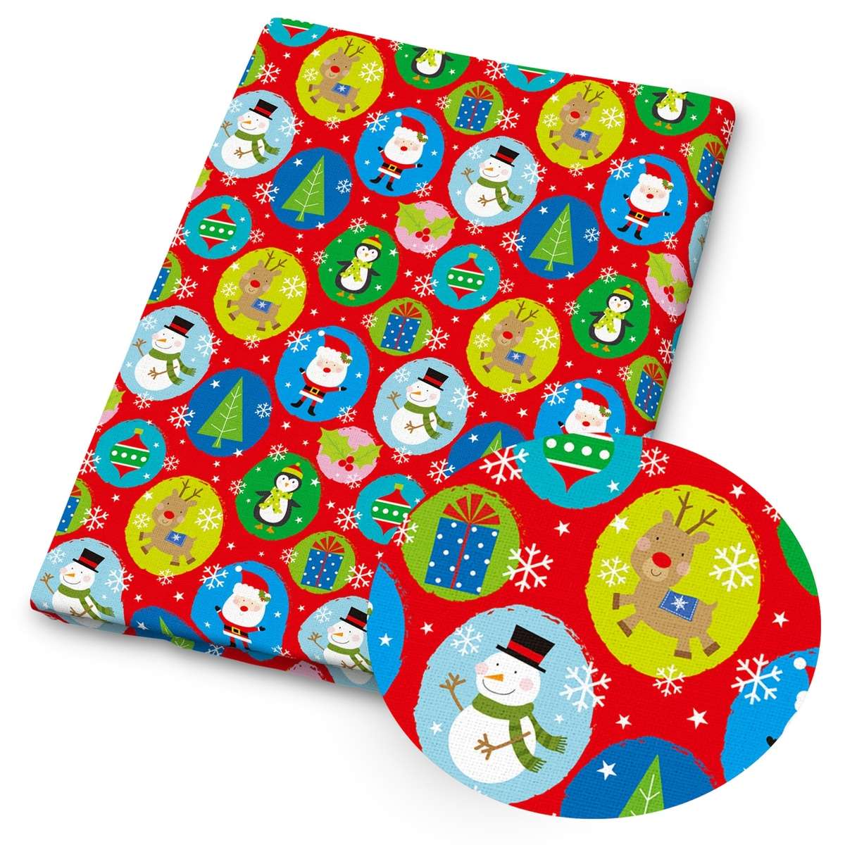 Christmas Tablecloth Color White