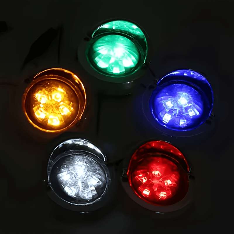 Car Lights Color Red. Quantity