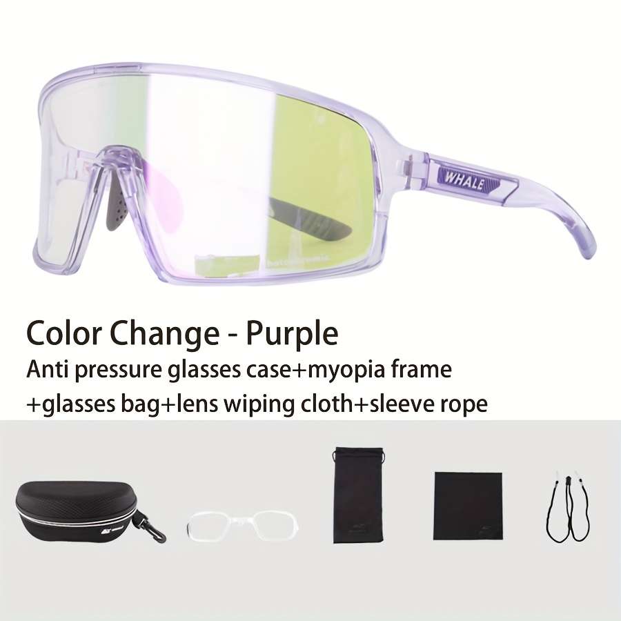 Cycling Glasses Color Color Changing Model Blue