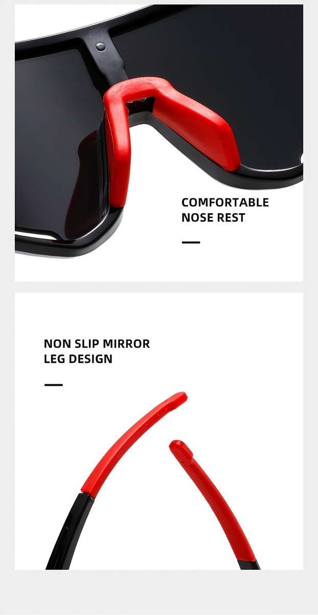 Cycling Glasses Color C2 Green Grey White Red