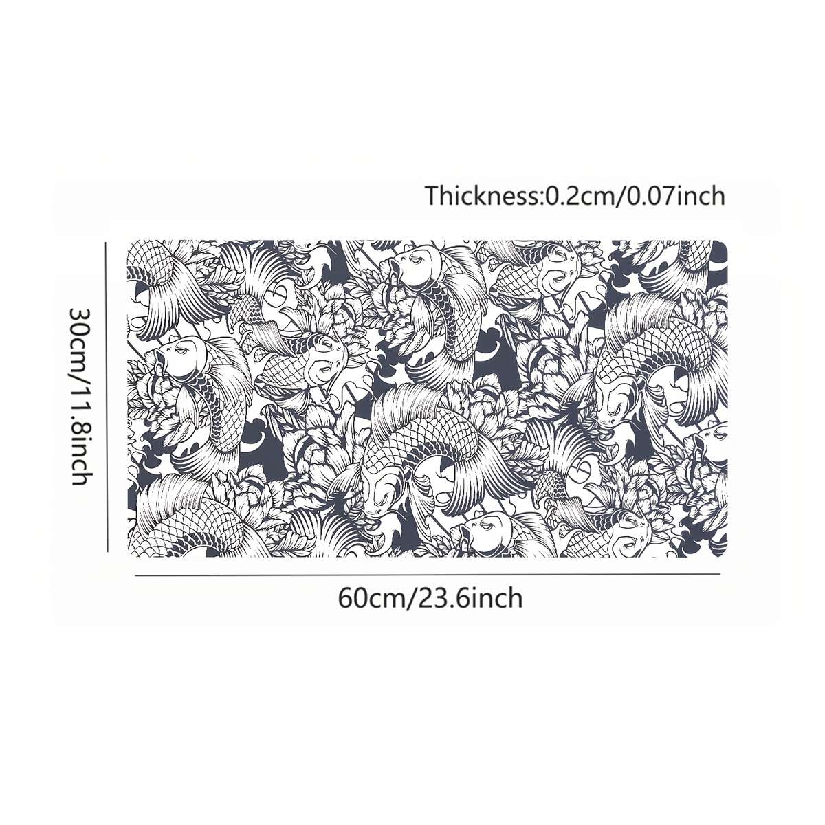 Mouse Pad Size 35.4In   X 15.7In