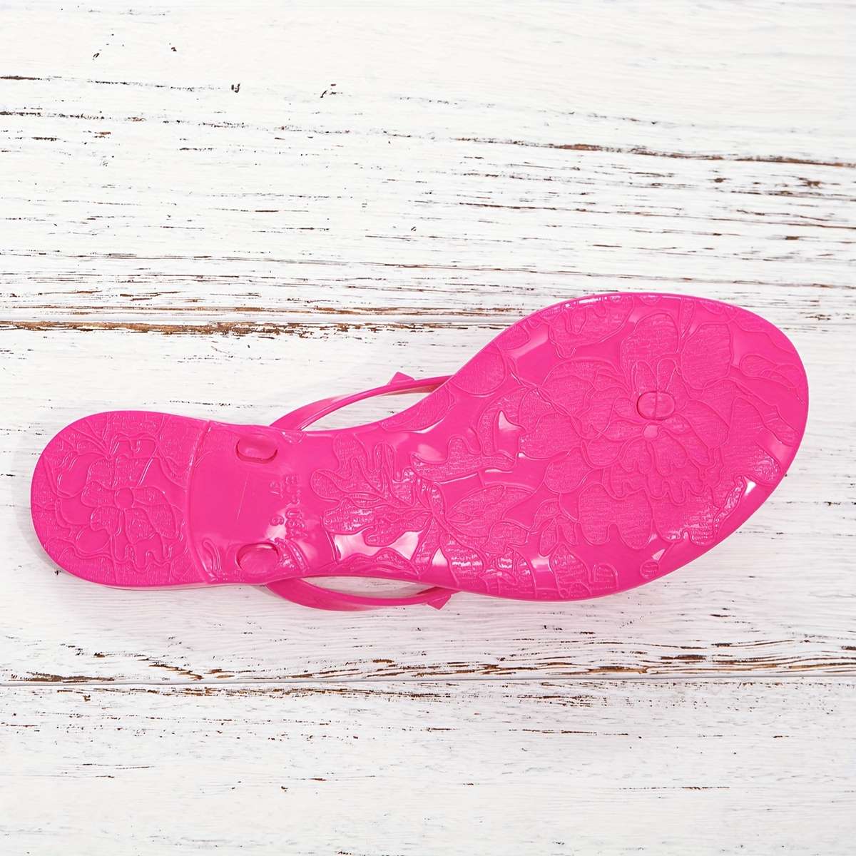 Ladies Summer Flip Flops Rose Red Uk 7