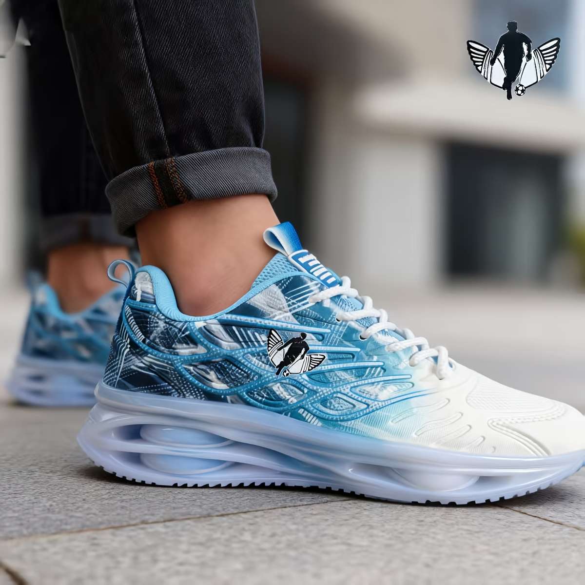 Sneakers Color Blue Sizeuk 7