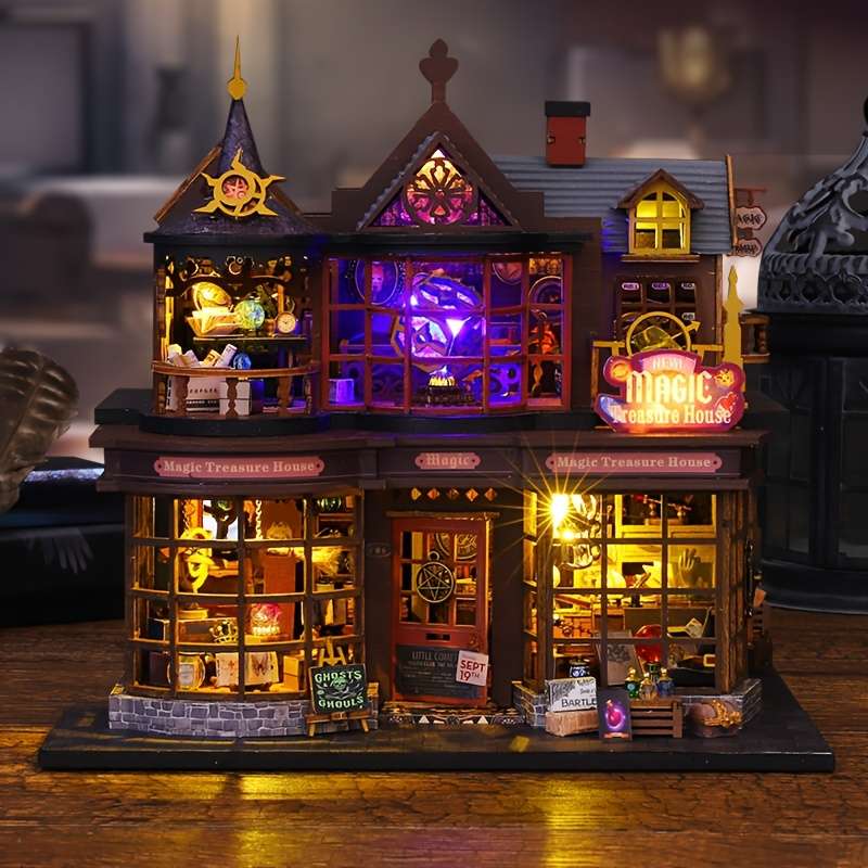 3D Model Desktop Ornament Style Magic Treasure House
