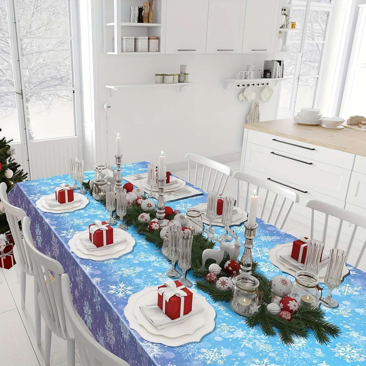Christmas Tablecloth Quantity 2Pcs