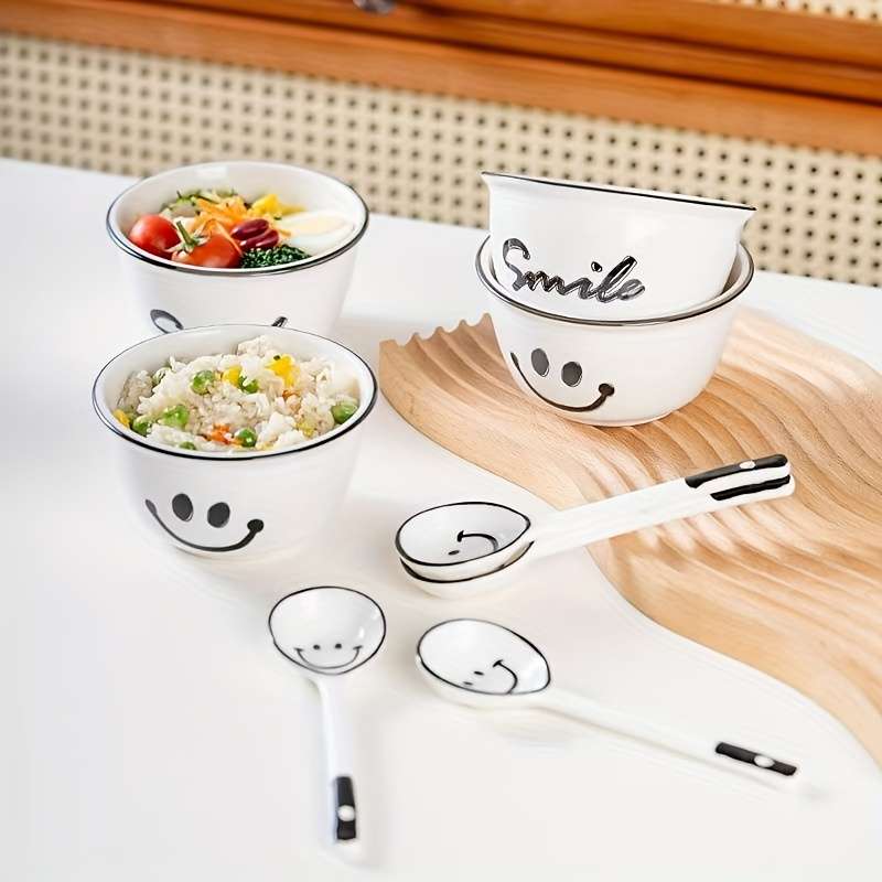 Bowl Items 2Pcs Bowl2Pcs Spoon