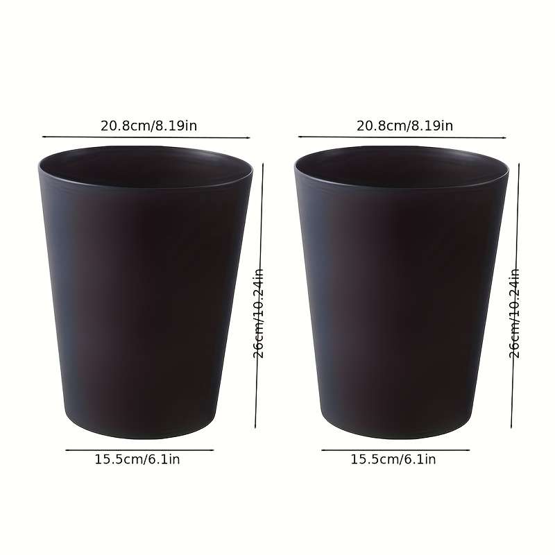 Garbage Can Color Black Quantity2Pcs