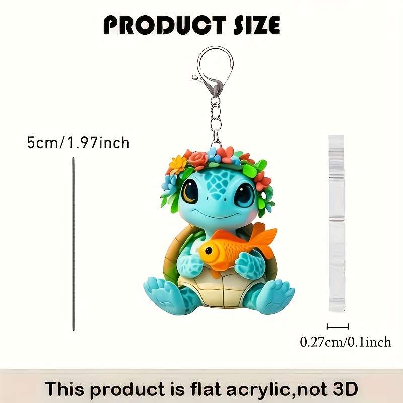 Keychain Ornament Style Turtle