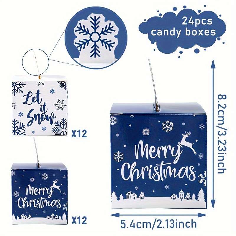 Christmas Gift Boxes Quantity 24Pcs