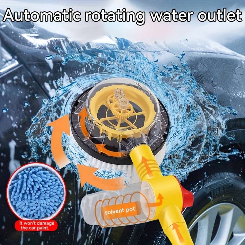 Industrial Multi Purpose Portable 360 Rotating Car Brush With Equipment