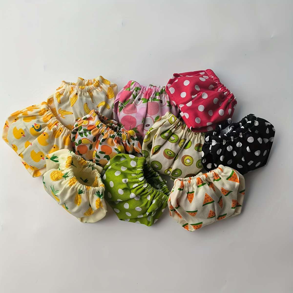 Pet Supplies Color Red And White Dots Size S