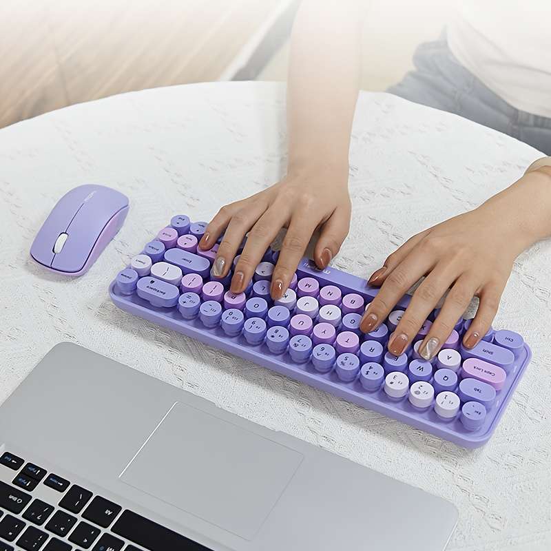 keyboard color White Green