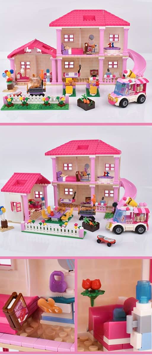 Building Toy Architectural Model Toy Set Quantity 1142Pcs