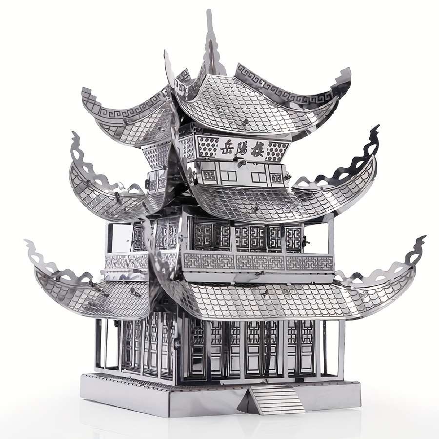 3D Building Model Puzzle Set Items Yueyang Tower