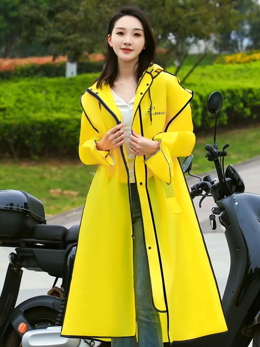 Raincoat Yellow Size M