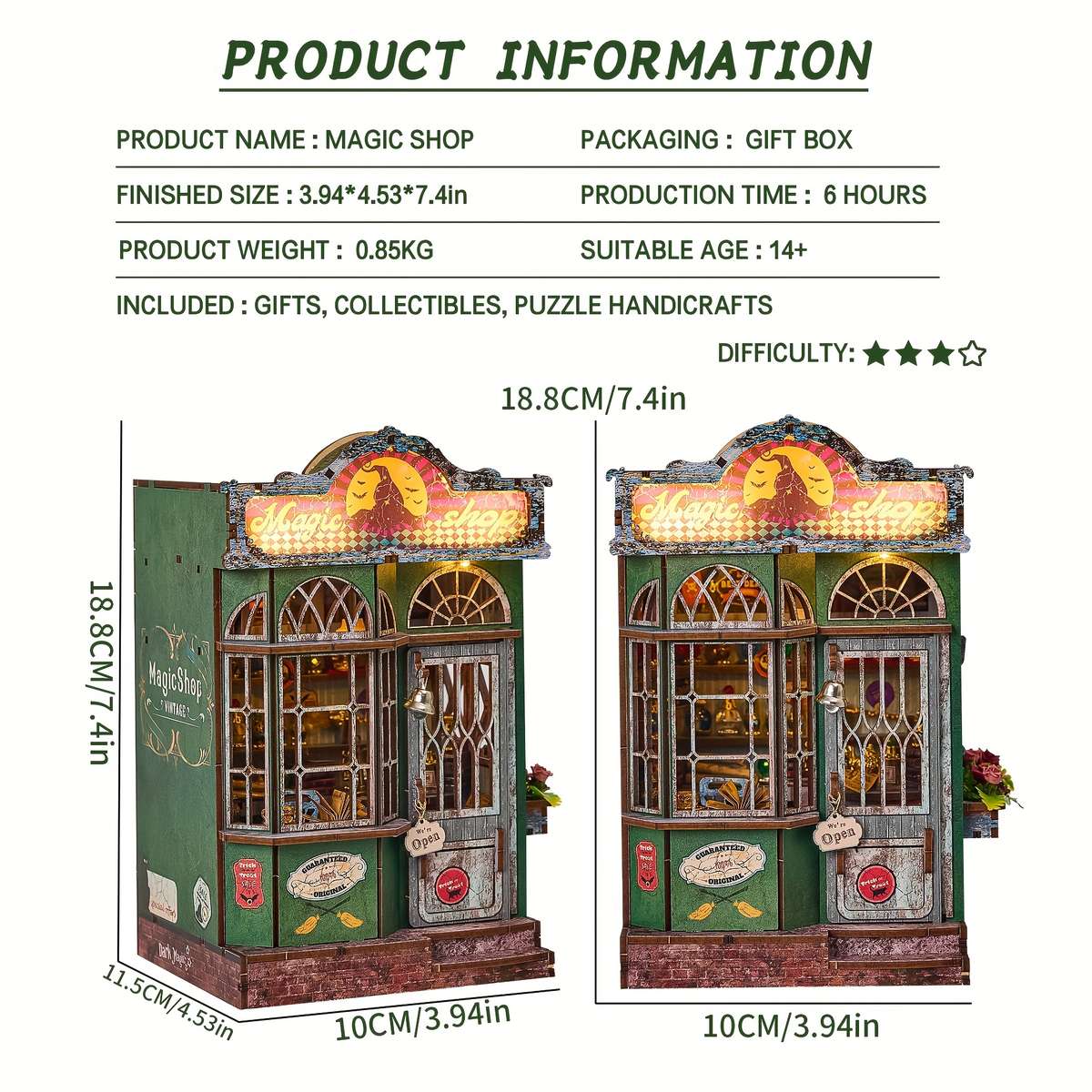 3D Model Desktop Ornament Style Magic Shop