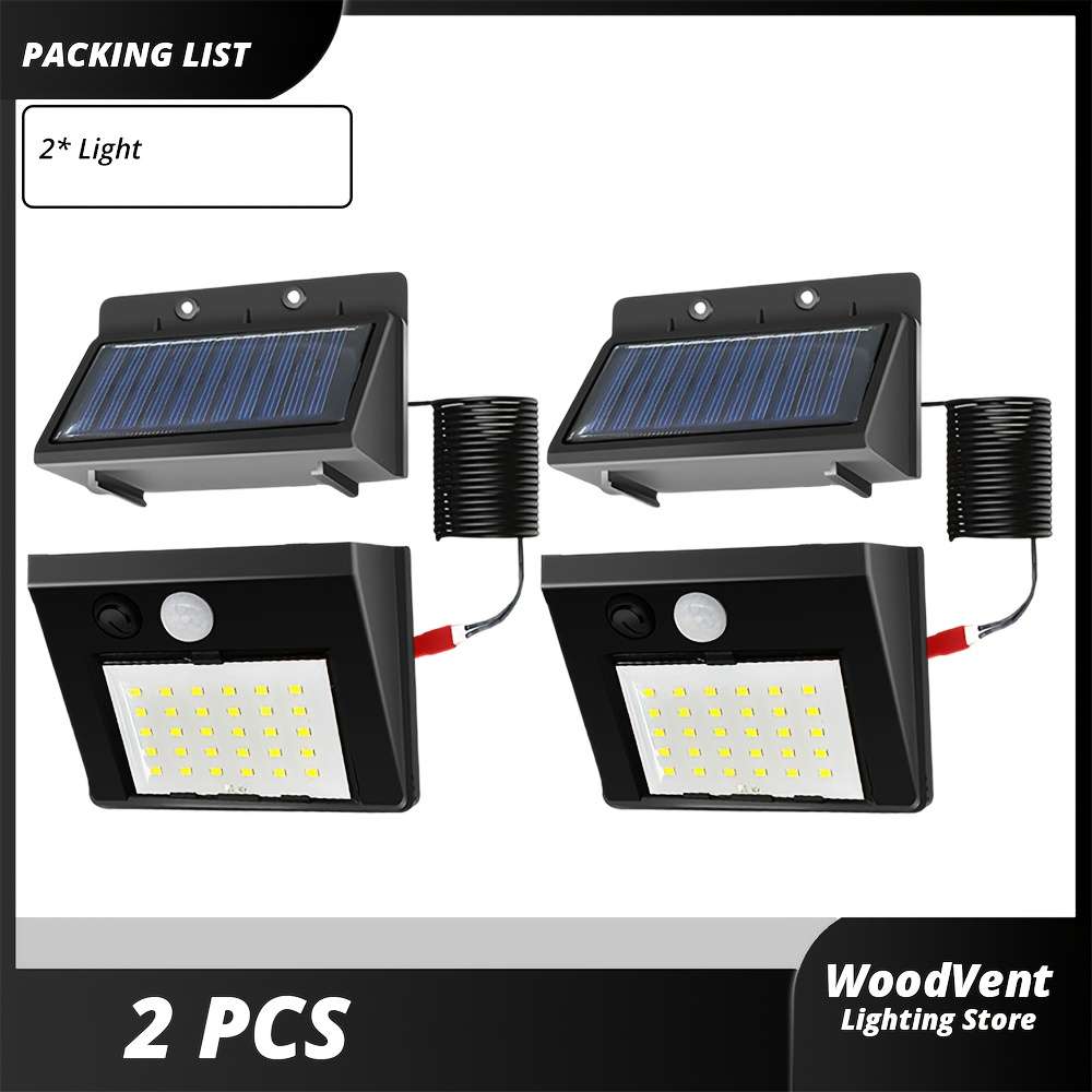 Solar Emergency Lights Quantity 2Pcs