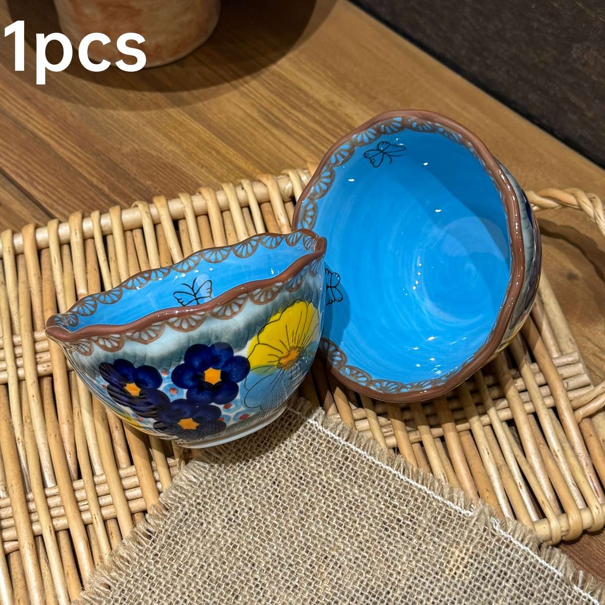 Bowl Color 11.43Cmblue
