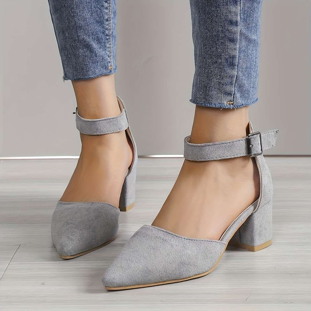 Women S High Heels Color Grey Sizeuk 6.5