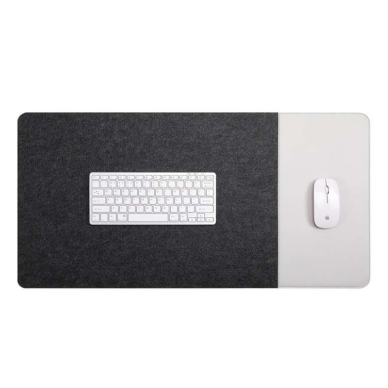 Mouse Pad Color Light Gray Felt   Add  Brown Size 90Cmx40Cm