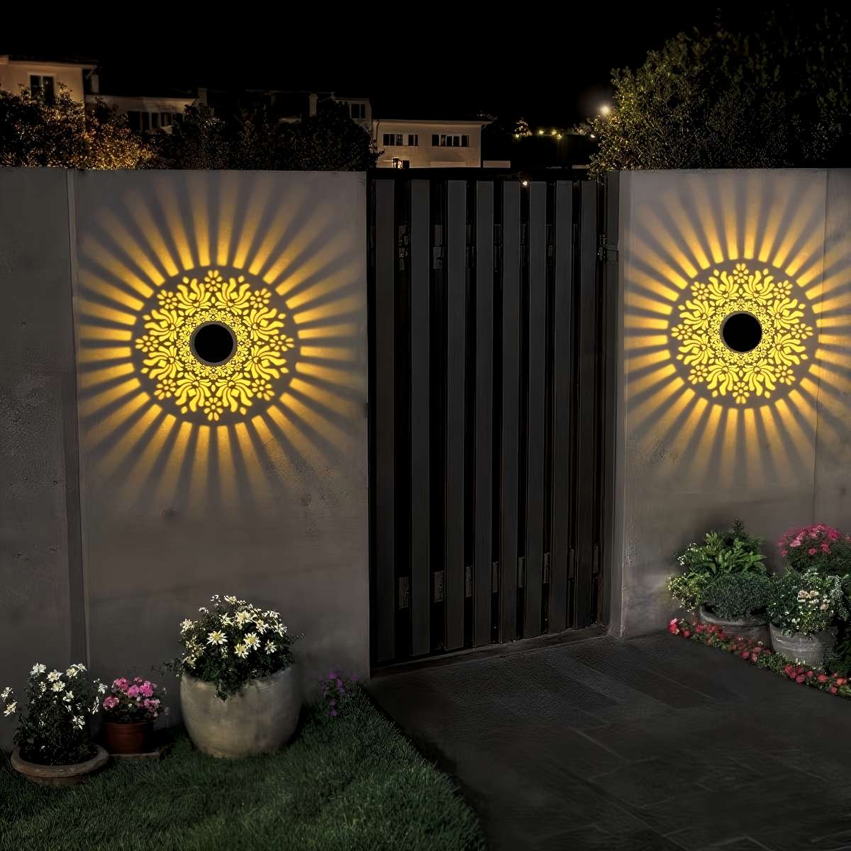 Solar Emergency Lights Model Peony Wall Light1