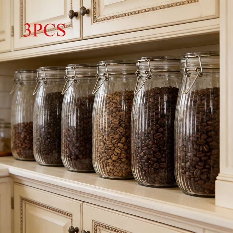 Sealed Jar Quantity 3Pcs Capacity54.11 Oz