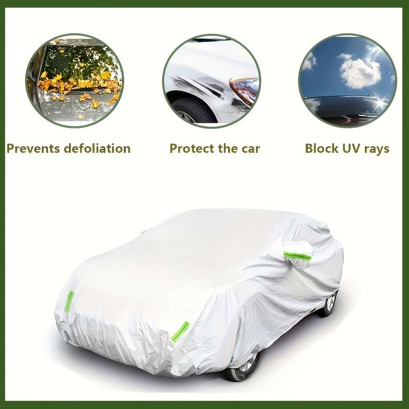 Car Cover Color Silvery Size Hatchback 2M