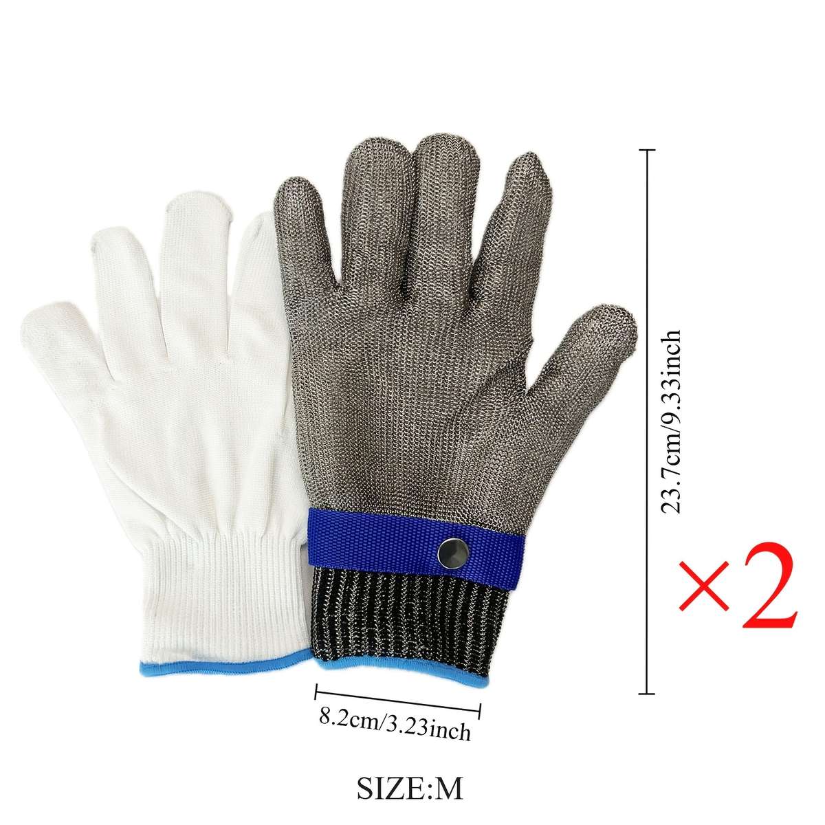 Work Gloves Size M Quantitypack Of 2