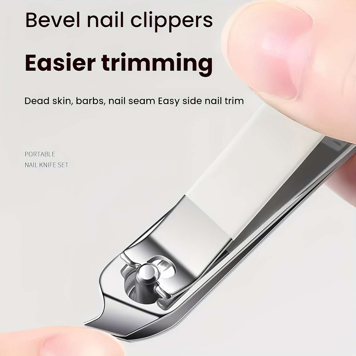 6pcs Set Premium Nail Clippers Convenient And Portable Splash-Proof Nail Clippers Unisex Too