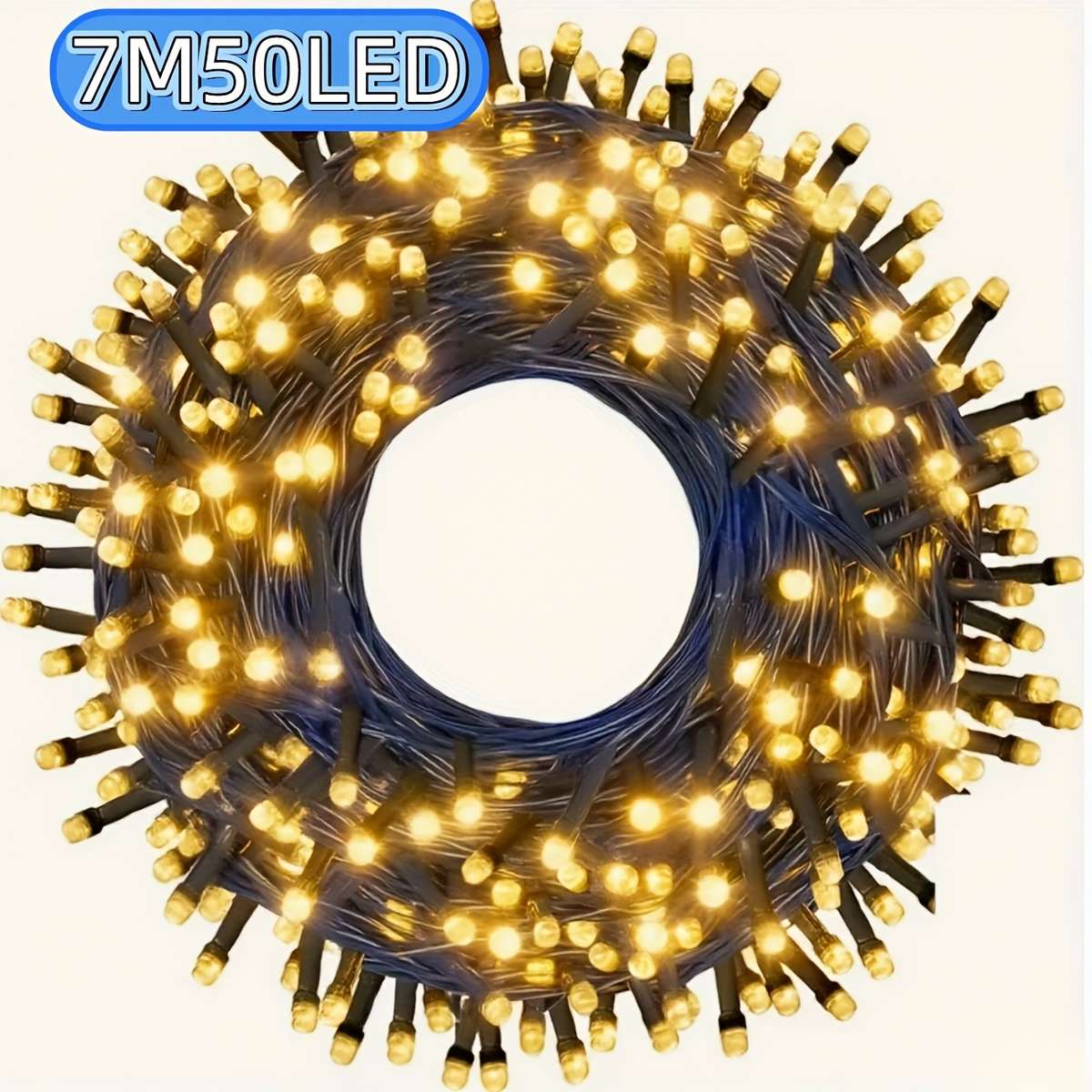 Christmas Lights Colorful Size 7M50Led