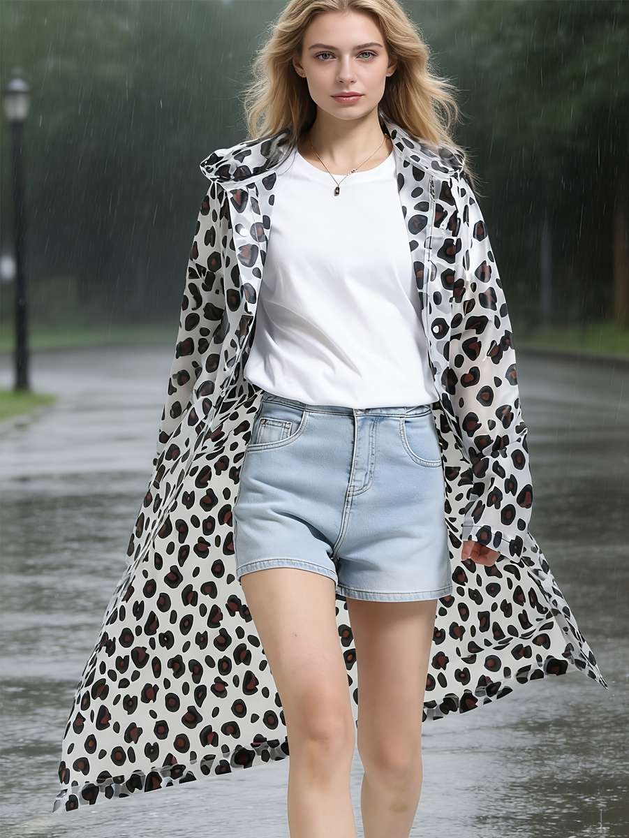Raincoat Dark Brown Size Asian Onesize
