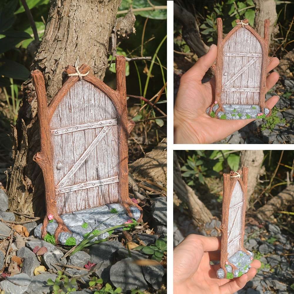 Backyard Statues Mini Bath Window Garden Fairy Power Arch For Door Door