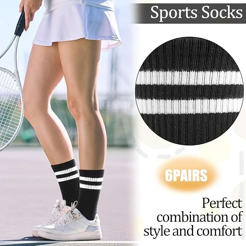 Women S Socks Color 6 Pairs Black