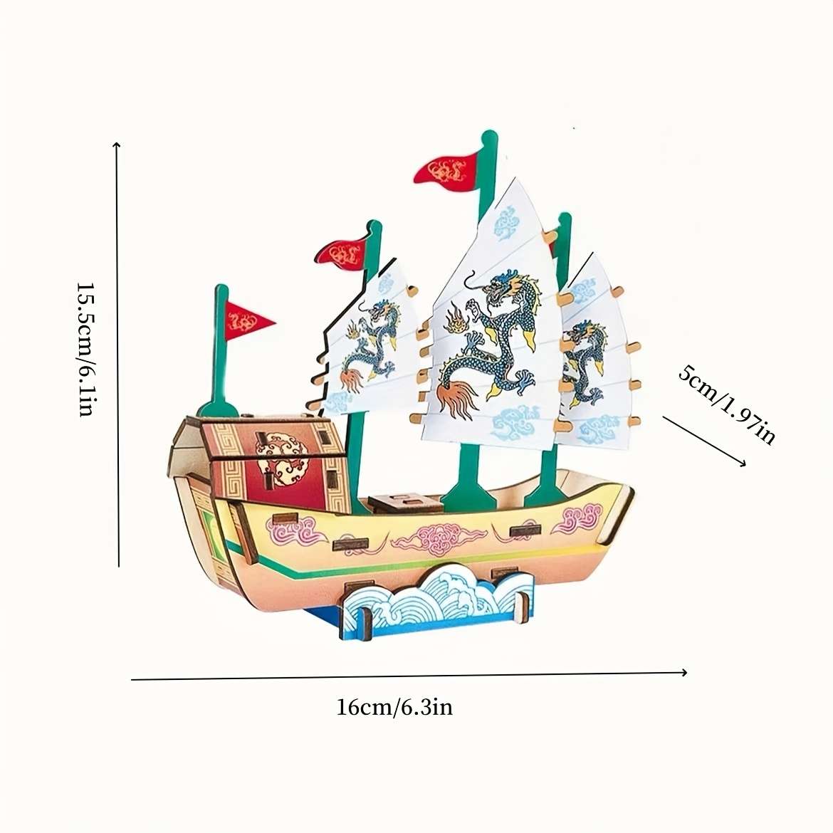 3D Jigsaw Puzzle Model Ship