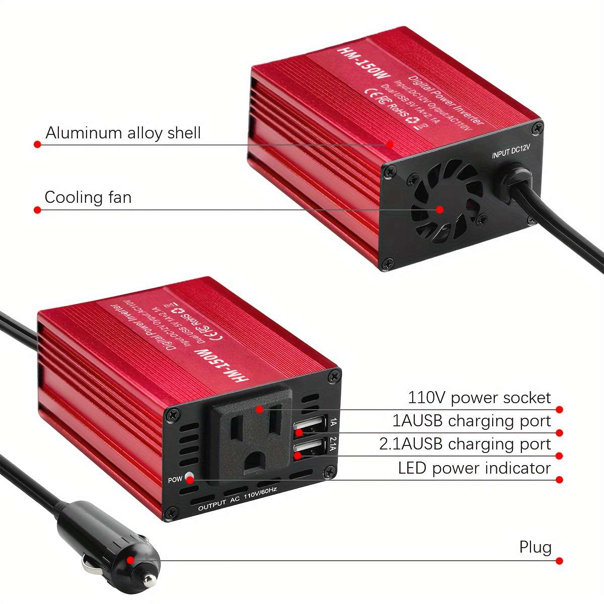 Inverter Color Red