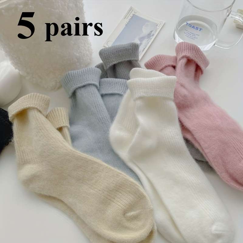 Women S Socks Color 5 Pairs Of Random Colors Size Onesize