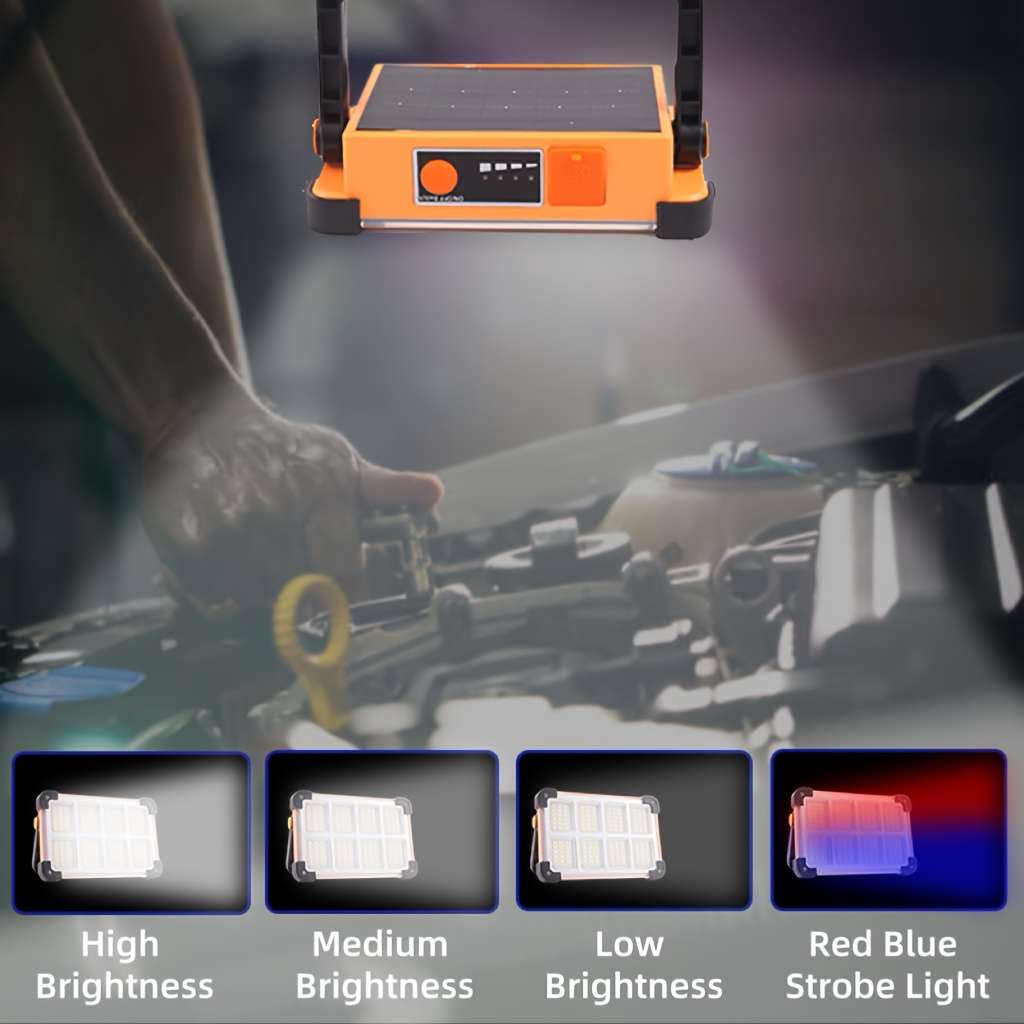 Solar Emergency Lights Color Orange