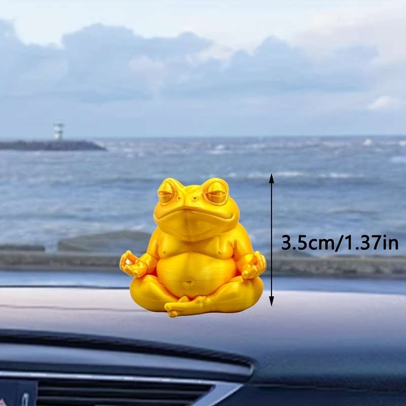 Car Interior Decor 2Pcscolor Golden Yellow