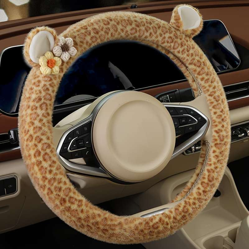 Car Steering Wheel Cover Blue Model Round