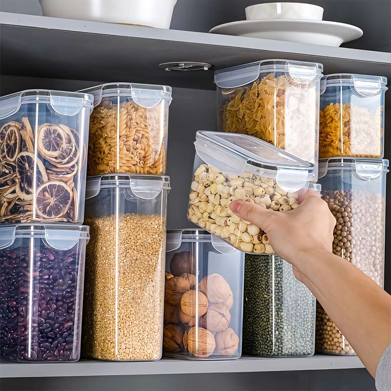 Sealed Jar Quantity 8Pcs 4 Containers  4 Lids