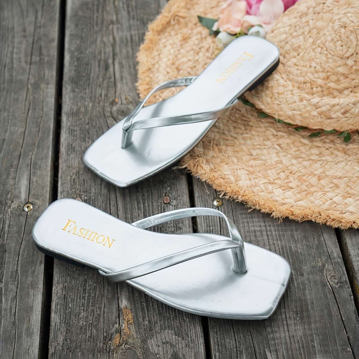 Ladies Summer Flip Flops Black Uk 3.5