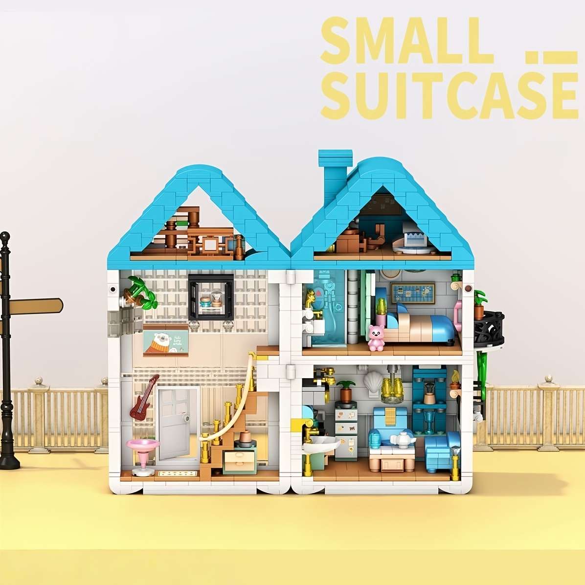 Building Toy Architectural Model Toy Set Model Cozy House