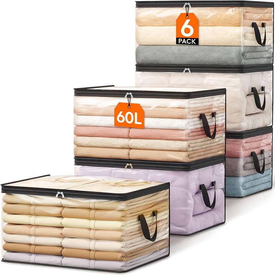 Storage Bag Items 6 Pack 60L