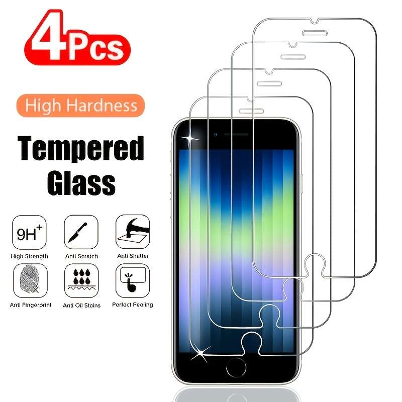 Screen Protector Color 4 Piecestransparent Compatible Model Iphone 12