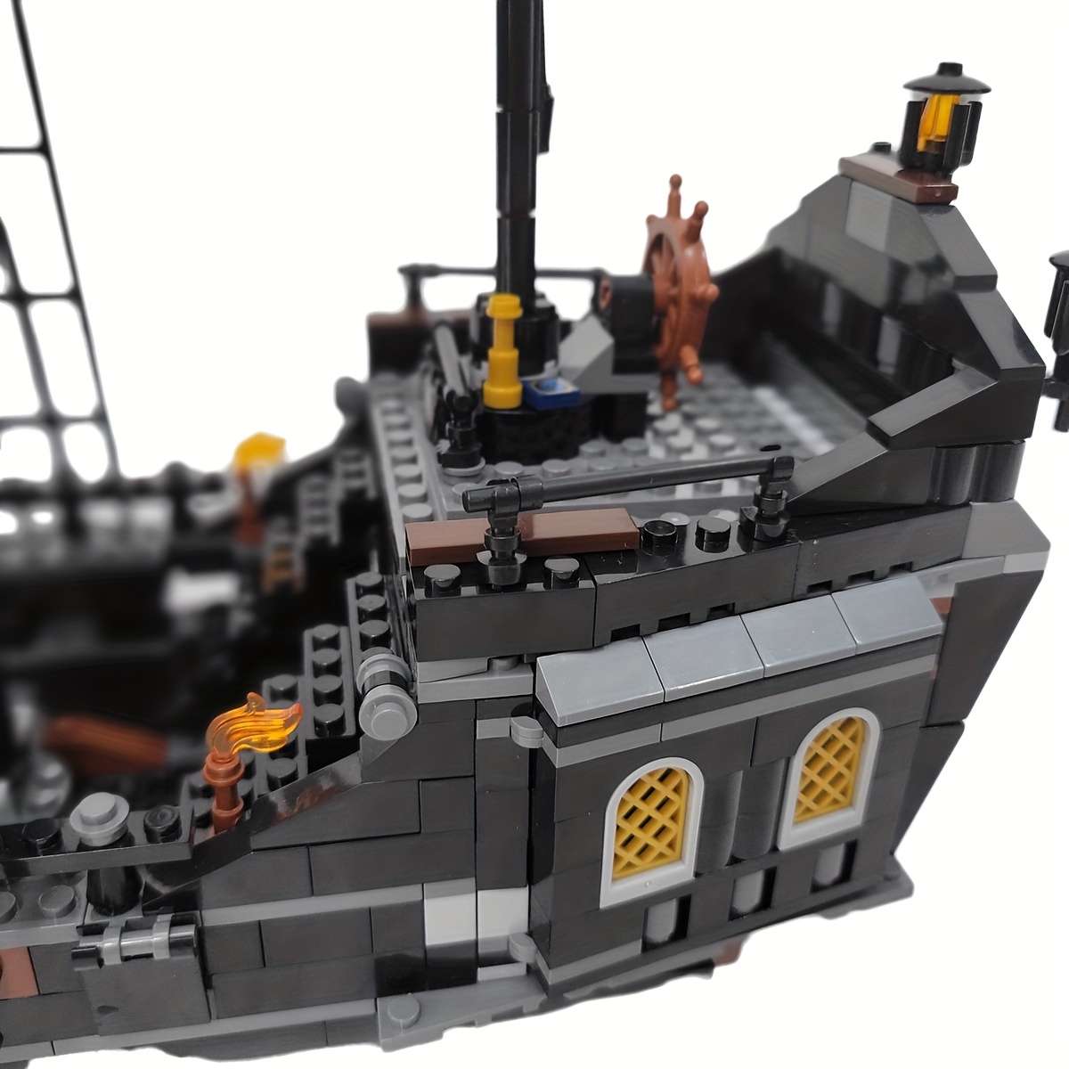 3D Jigsaw Puzzle Model Ship Style Black Ship