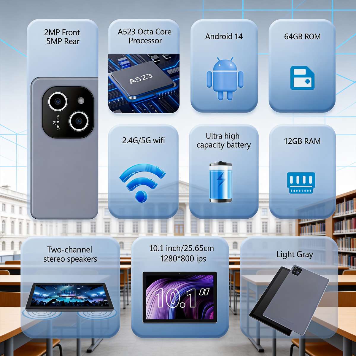 Modern Tablet Android Operating System For Designers Multi Tasking Support 10 1